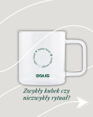 ✨ Niezwykle zwykły kubek. Na pierwszy rzut oka – szkło w minimalistycznym designie z subtelnym logo EQUA. Ale w...